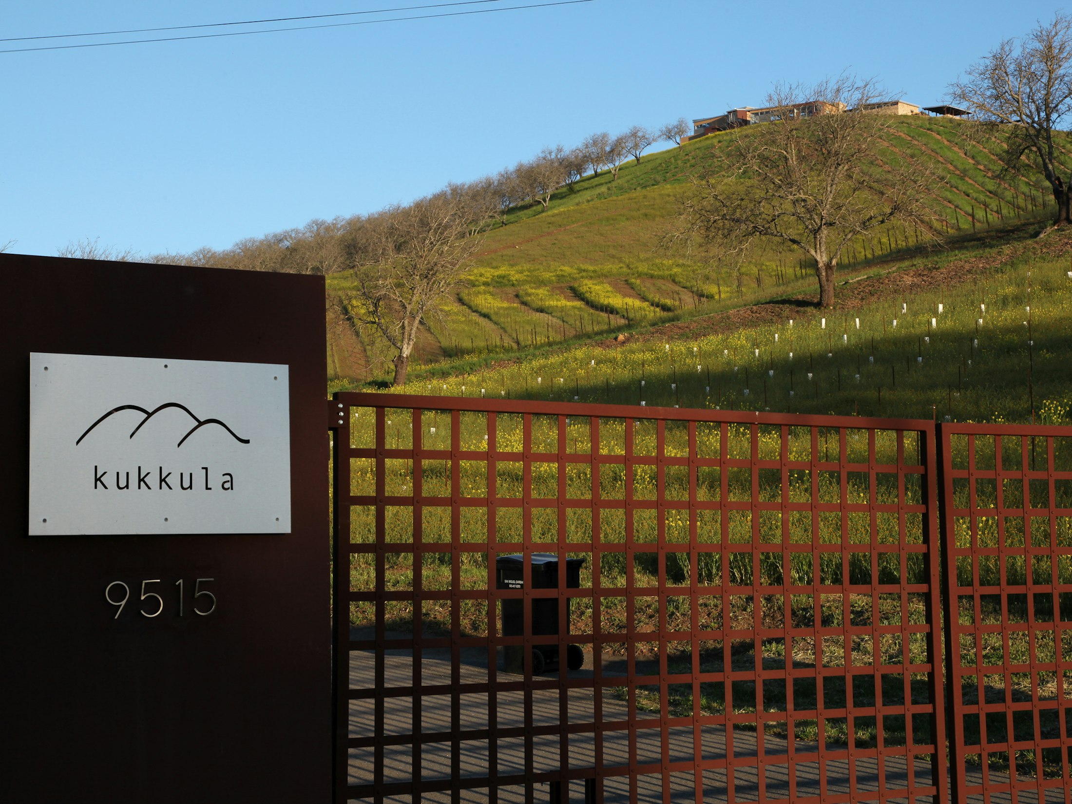Kukkula Winery Entrance